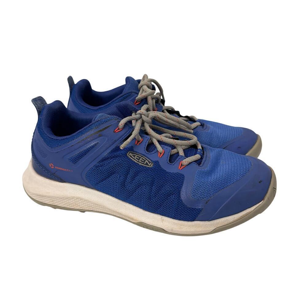 Keen Women's Explore Vent Blue Mesh Hiking Shoes Size 6.5